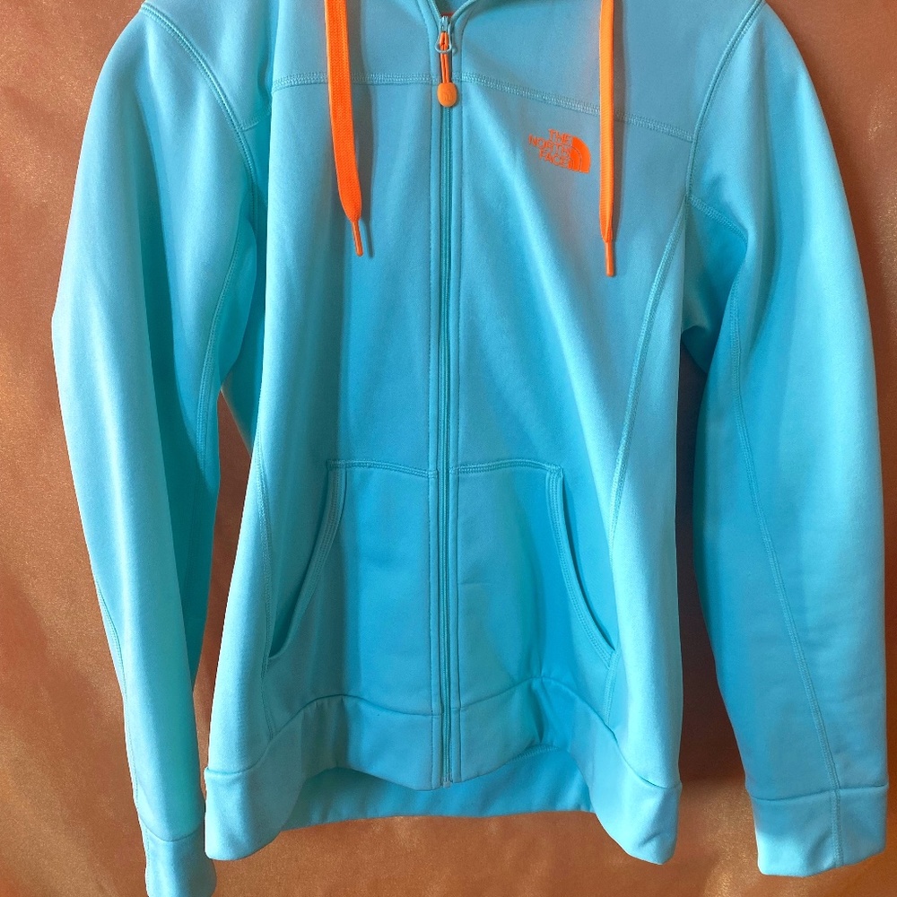 Retro Neon North Face Waterproof Fleece Zip Up